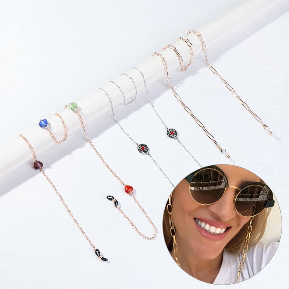 Dây Đeo Mắt Kính Chống Trượt Phong Cách Vintage Dành Cho Nam Nữ