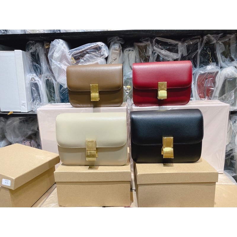 Túi 𝐏𝐫𝐞𝐭𝐭𝐲𝐅𝐈𝐓 dáng classic C.line đeo chéo chất 𝐃𝐚 𝐓𝐡𝐚̣̂𝐭 𝟏𝟎𝟎%