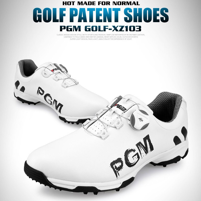 Giầy GOLF nam chống nước, có đế xoay đinh tán chống trượt