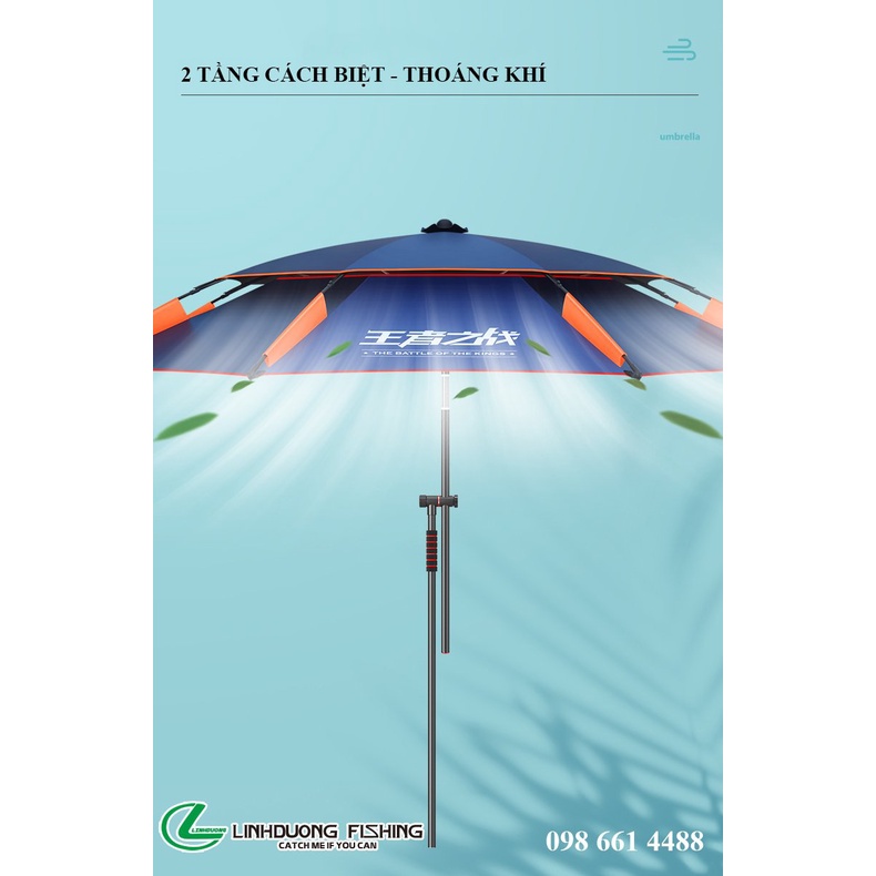 Ô câu cá MC 2 tầng xoay 360