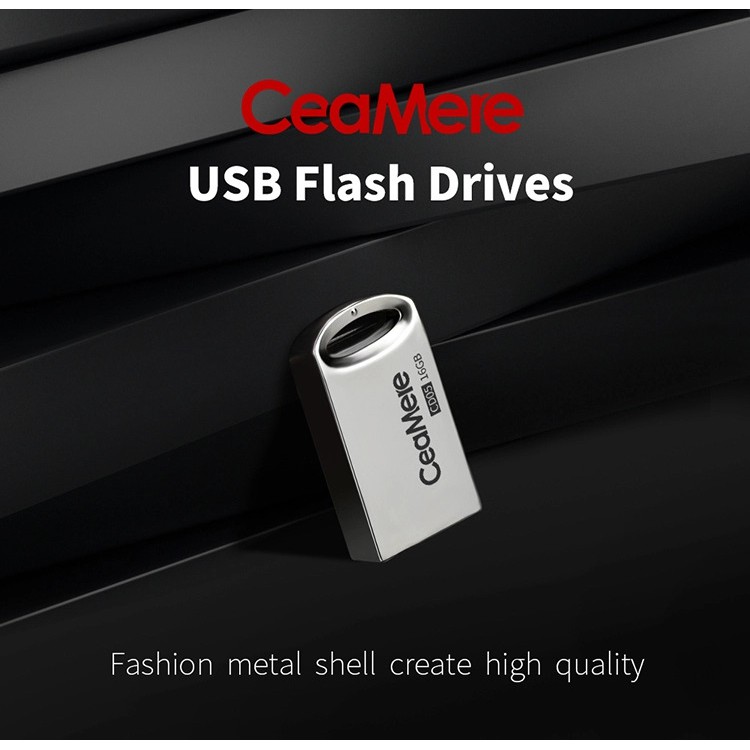 USB 2.0 Ceamere 32GB kim loại nhỏ gọn siêu bền.