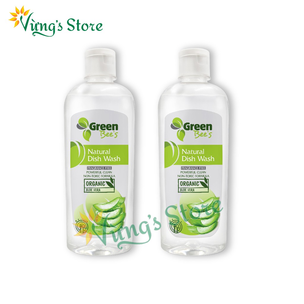 COMBO 2 Nước rửa bát Organic tinh chất Lô Hội 400ml