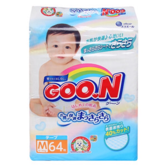 Tã dán Goon nội địa Nhật sz NB98/S84/M64/L54