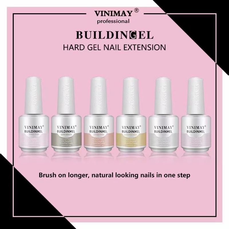 sơn gel đắp móng và siêu cứng móng vinimay hot mới
