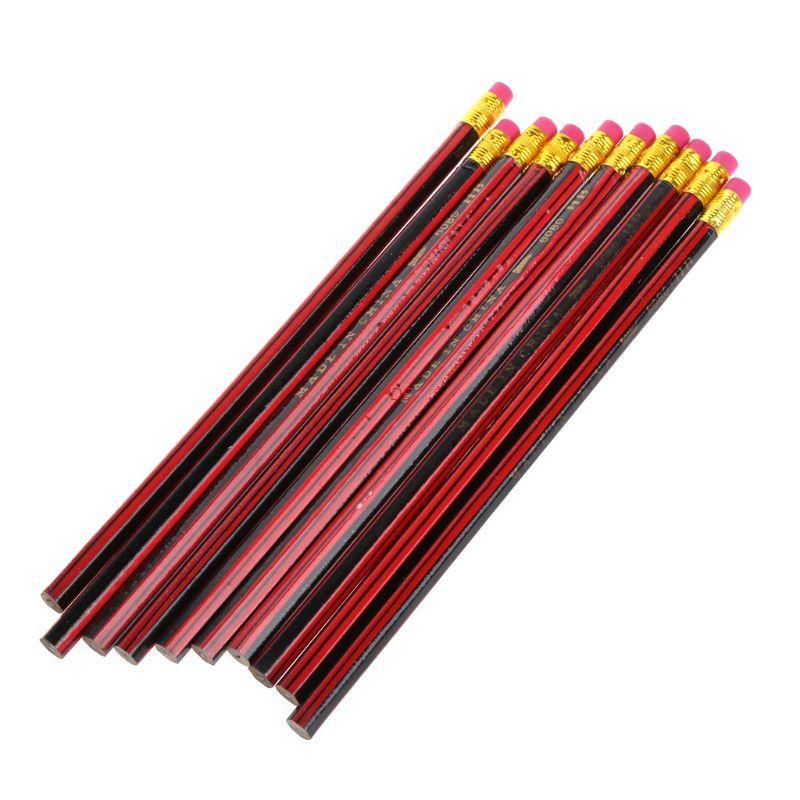 Bút chì gỗ HB sọc thân đỏ