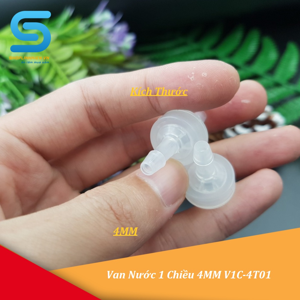 Van Nước 1 Chiều 4MM 6MM 8MMDây tio và van nước tiện dụng