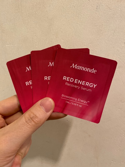 Sample tinh chất phục hồi da Mamonde Red Energy Recovery Serum 1ml