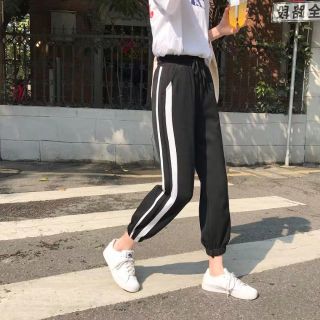Quần baggy vải