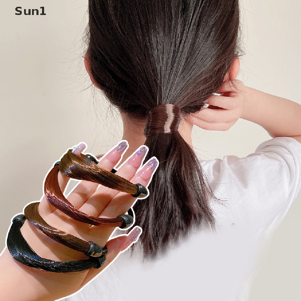 Dây Cột Tóc Giả Co Giãn Tốt Kiểu Tóc Giả Thời Trang Cho Nữ Sun1 &gt;