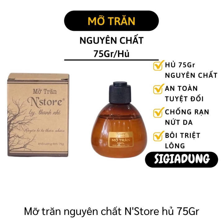 [SGD] Mỡ Trăn Nguyên Chất N'Store 90Ml Wax Lông Triệt Lông