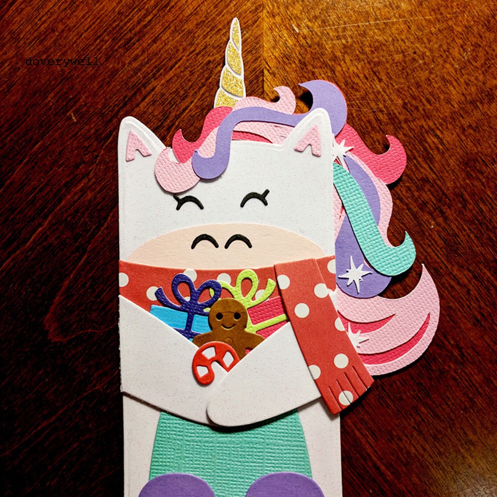 Khuôn Cắt Giấy Làm Từ Kim Loại Hình Nón Giáng Sinh Trang Trí Scrapbook