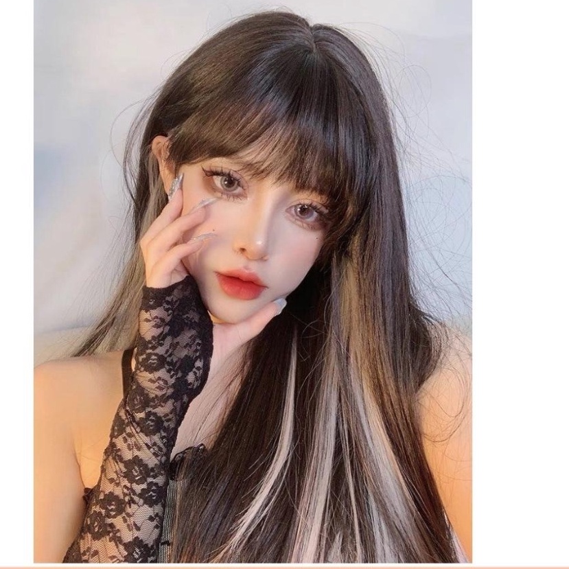 [Sẵn] Wig/Tóc giả nguyên đầu light xám khói cá tính - teen/lolita S1278 [Miu Cosplay]