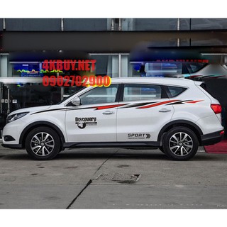 Bộ tem decal thể thao discovery ô tô SUV và MPV