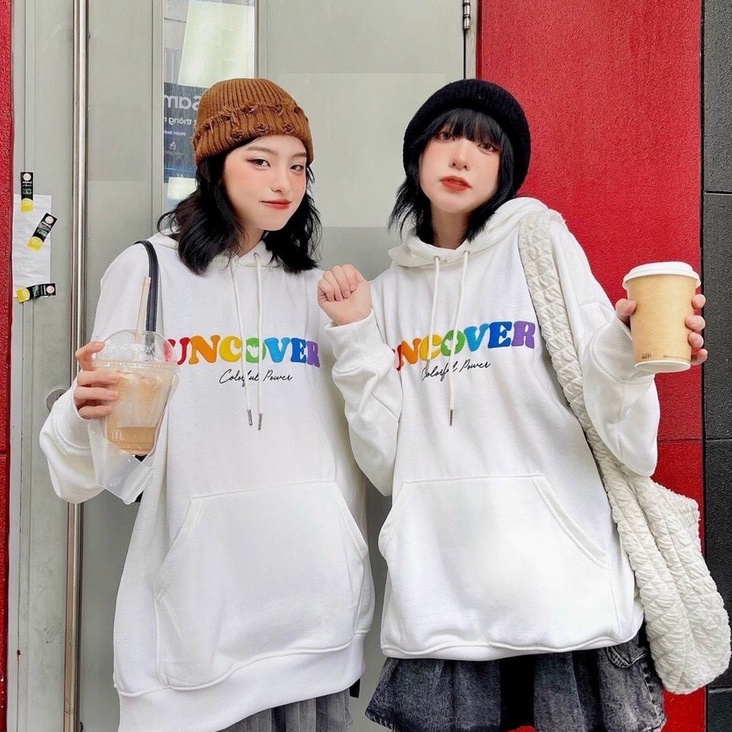 Áo hoodie unisex uncover basic Áo khoác nỉ uncover basic full tag