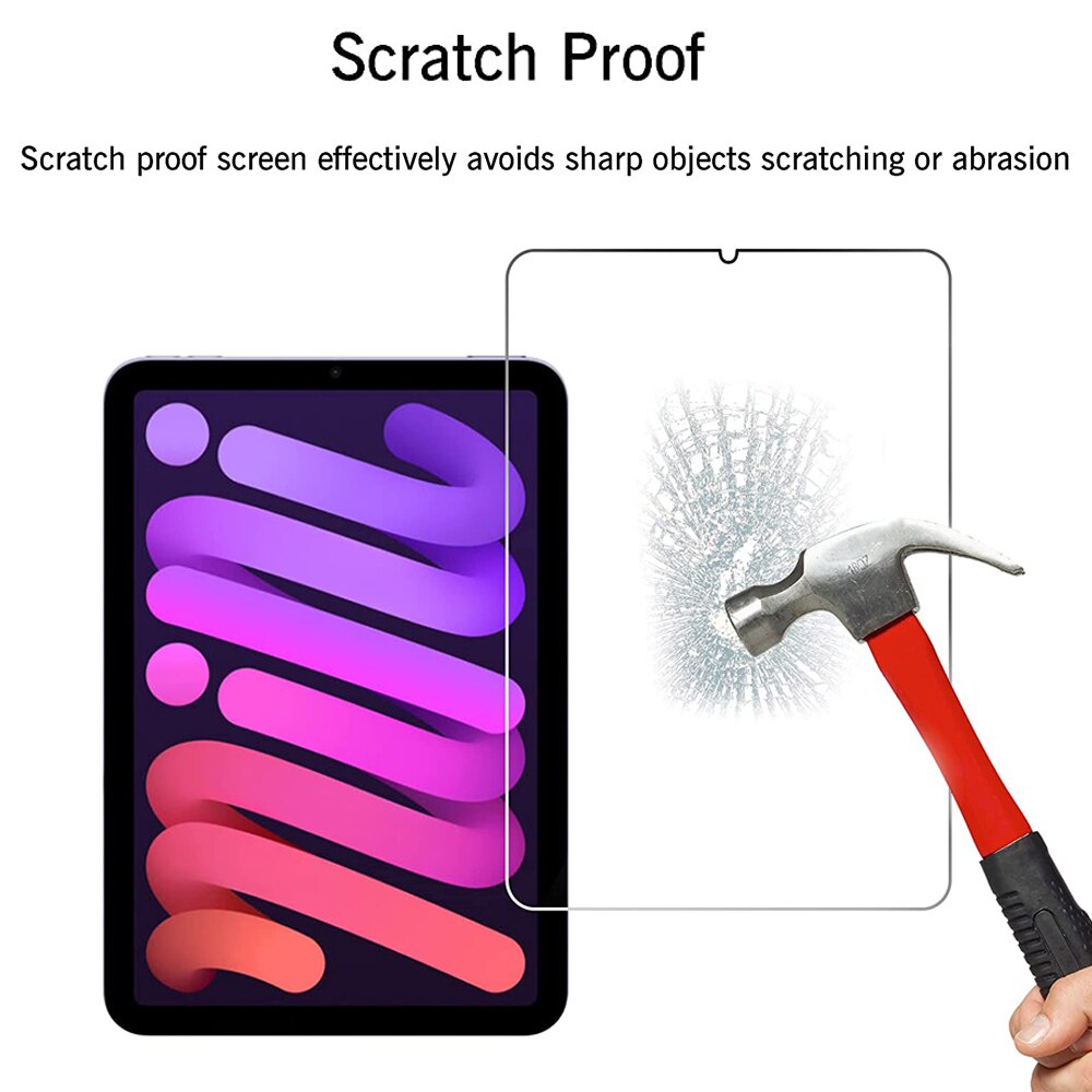 [Ảnh Thật] Kính CL iPad Mini 6 8.3&quot; Cường Lực Mài Cạnh 2.5D