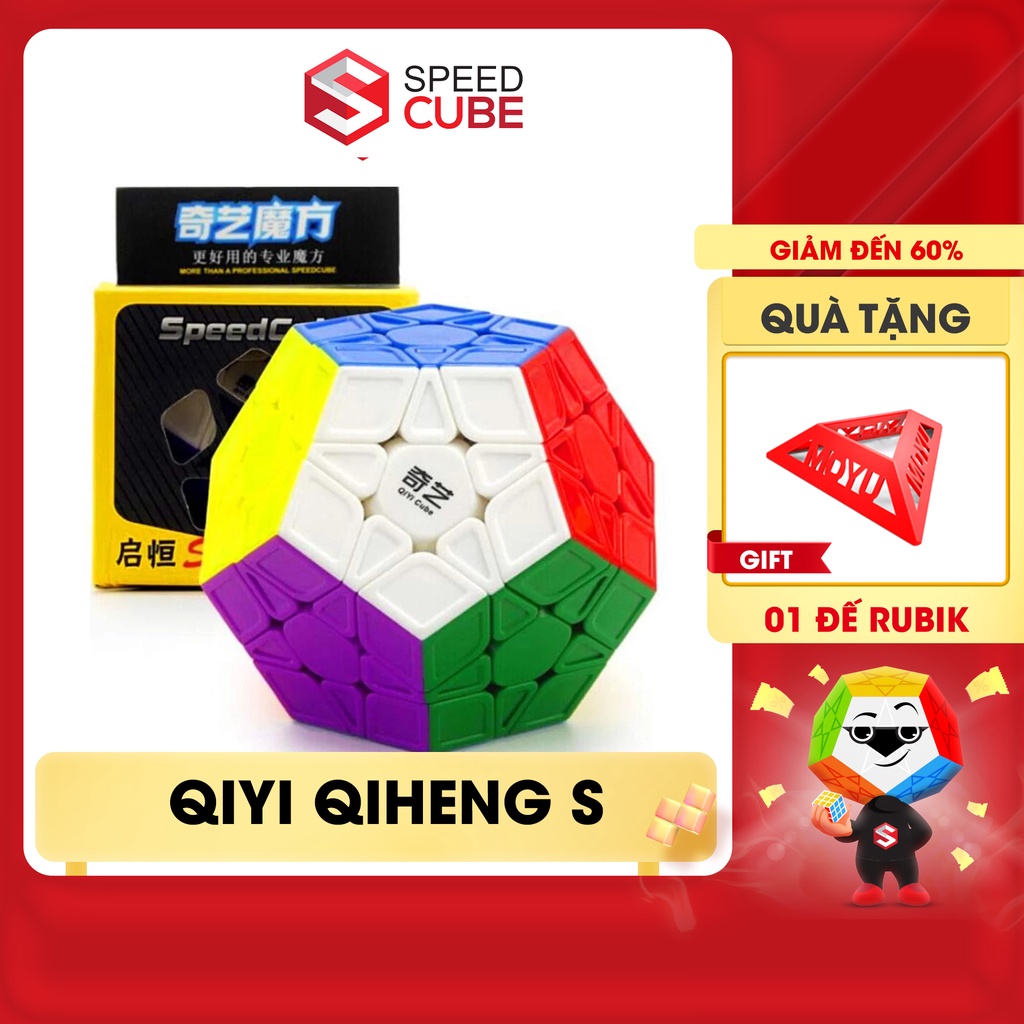 Rubik Megaminx Qiyi Qiheng S Stickerless, Rubic Biến Thể 12 Mặt - Shop Speed Cube