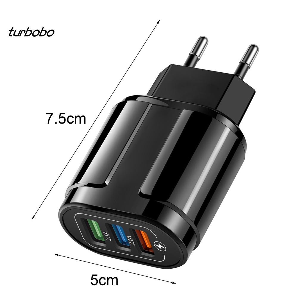 Củ sạc turbo US/EU phích cắm US/EU bảo vệ quá tải chống mòn dùng khi đi du lịch