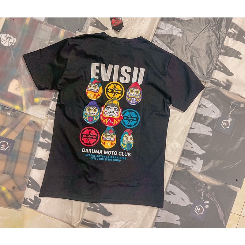 Áo cổ tròn Evisu