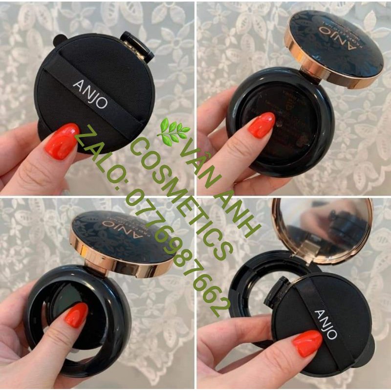 🌿HÀNG CHÍNH HÃNG🌿Phấn nước Anjo Profession Black Cushion ( gồm 1 hộp + 1 lõi + 2 bông phân') | BigBuy360 - bigbuy360.vn