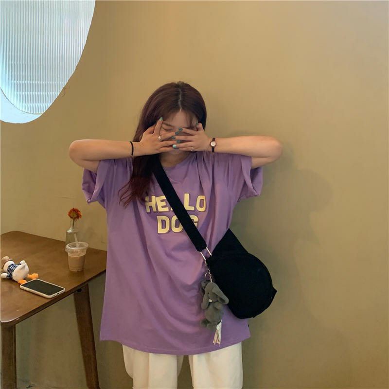 Áo Thun tay lỡ Unisex HELLO DOG