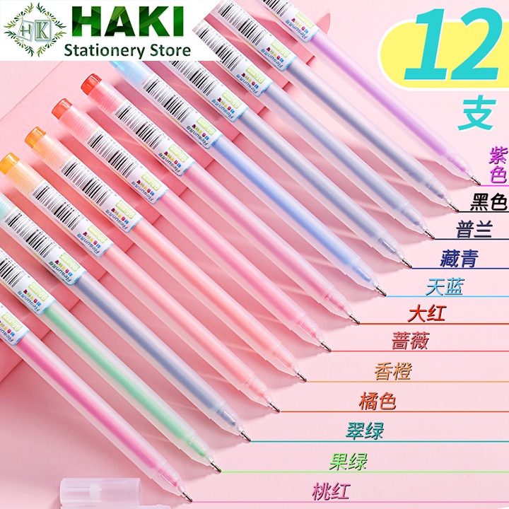 Bút gel Resun ngòi 0.5mm viết calligraphy HAKI tiêu đề sổ tay bullet journal nhiều màu cao cấp B45