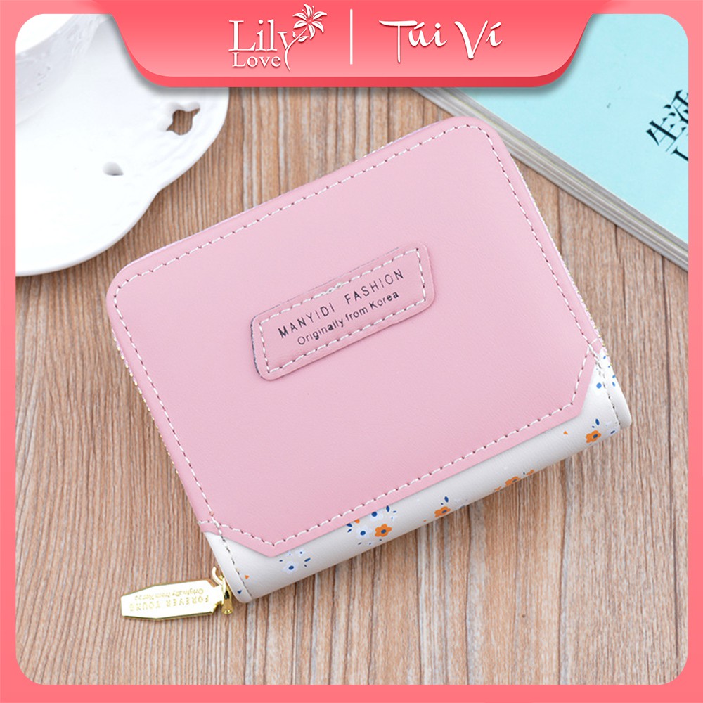 Ví nữ nhỏ gọn bỏ túi mini cao cấp cầm tay đựng tiền cute giá rẻ đẹp LILYLOVE Y-2367