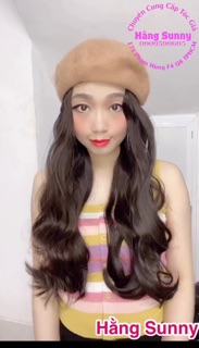 Tóc Giả Nón tròn, mũ tóc