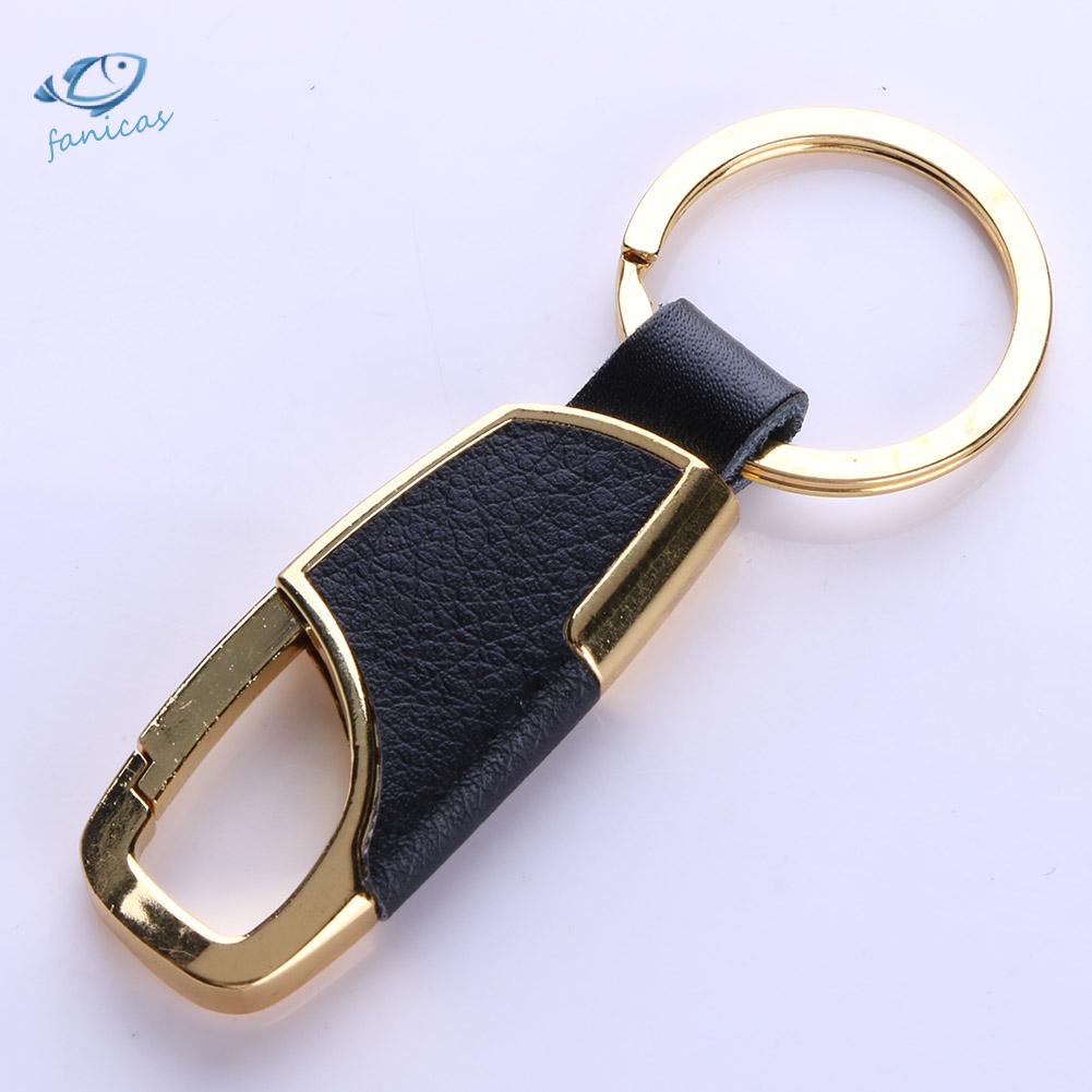 Móc Khóa Kim Loại Phối Da Cho Nam Giá Đỡ