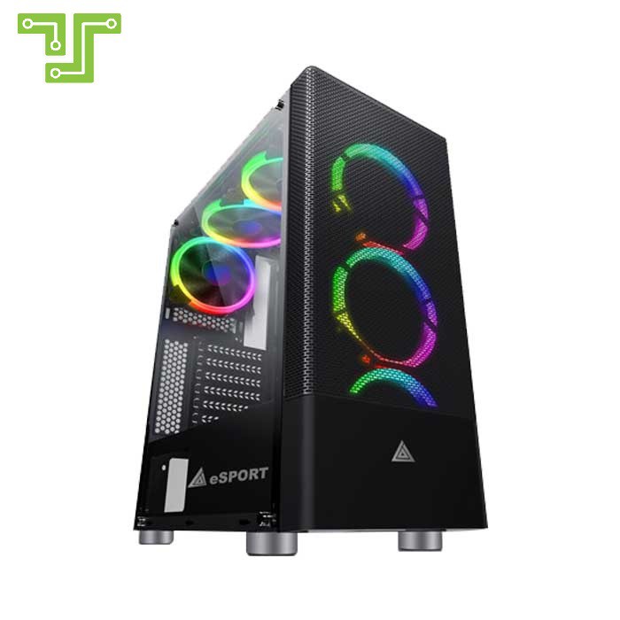 Vỏ Case Máy Tính VSPTECH Gaming B86 Black (đen)