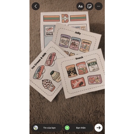 Hộp sticker tự cắt