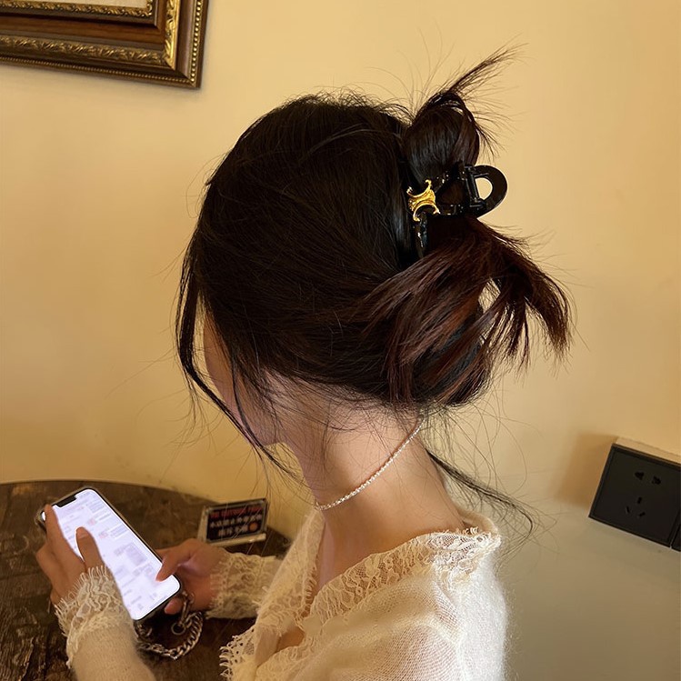 Kẹp Tóc Kim Loại Hình Thánh Giá Thời Trang Cho Nữ