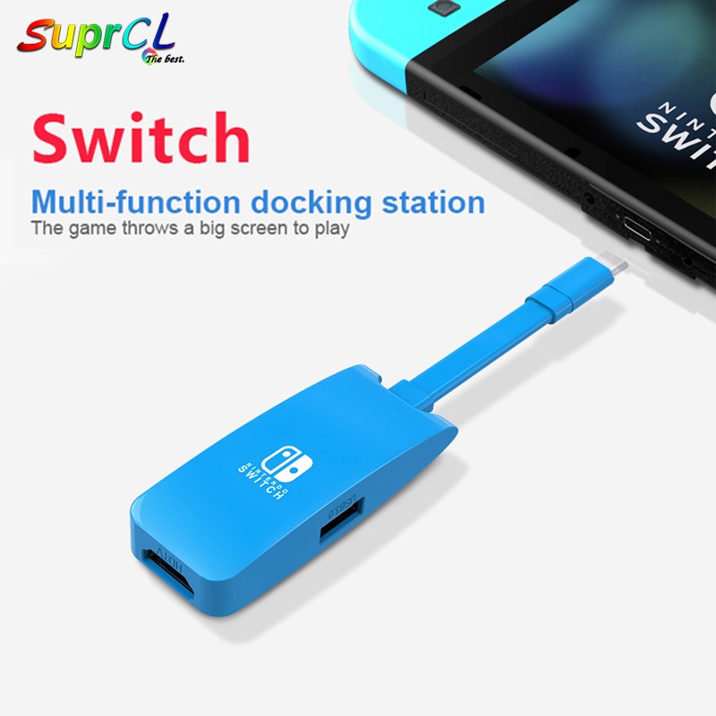 NINTENDO Dock sạc 3 trong 1 cổng USB Hub Type C USB HDMI 4K PD cho laptop táo Pro