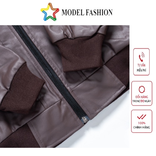 Áo khoác da nam lót lông cao cấp Model Fashion AKD129