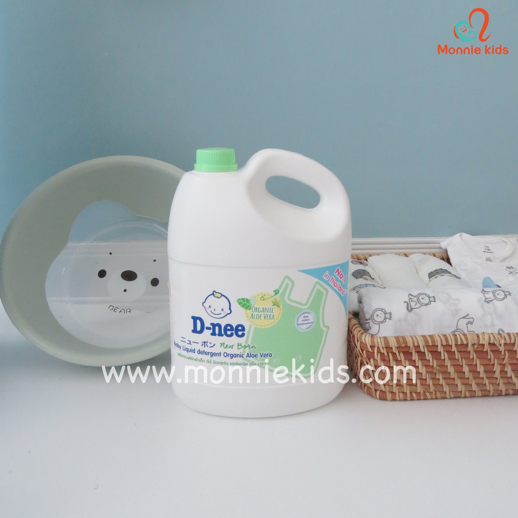 Nước giặt quần áo Dnee cho bé Thái Lan 3000ml, nước giặt an toàn cho trẻ nhỏ