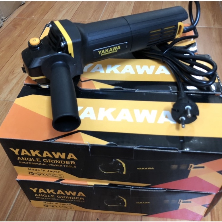 Máy Mài Góc Cầm Tay YAKAWA Công Suất Lớn 1200W Máy Cắt Sắt Công Nghệ Nhật Bản Bảo Hành 6 Tháng