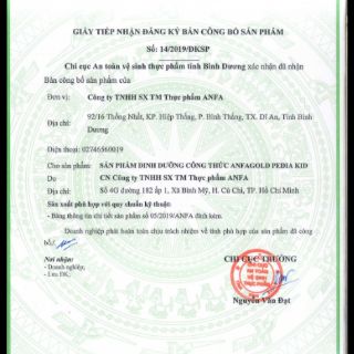 Sữa bột pedia kid anfa gold 900g