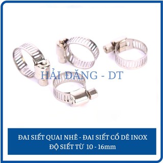 Đai siết quai nhê inox, Đai xiết cổ dê inox