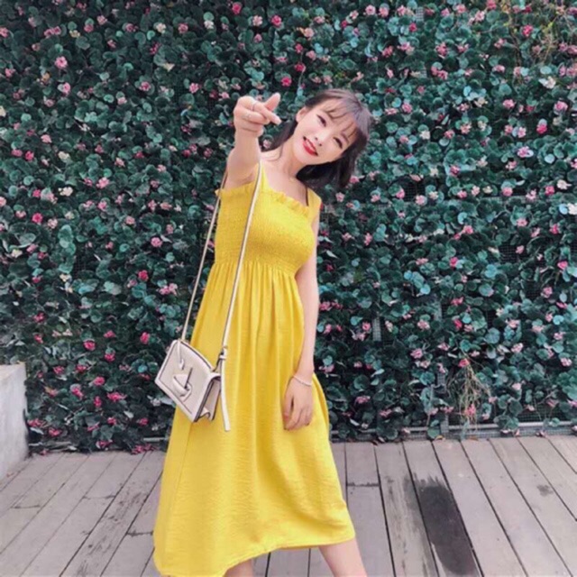 [ẢNH THẬT] Váy maxi 2 dây đi biển nhiều màu