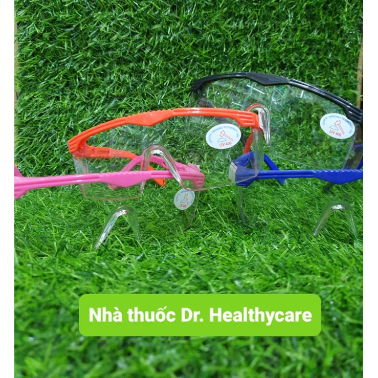 Kính trẻ em bảo hộ chống dịch, chống bụi, kính ngăn giọt bắn bảo vệ mắt chắn tia UV hàng chính hãng