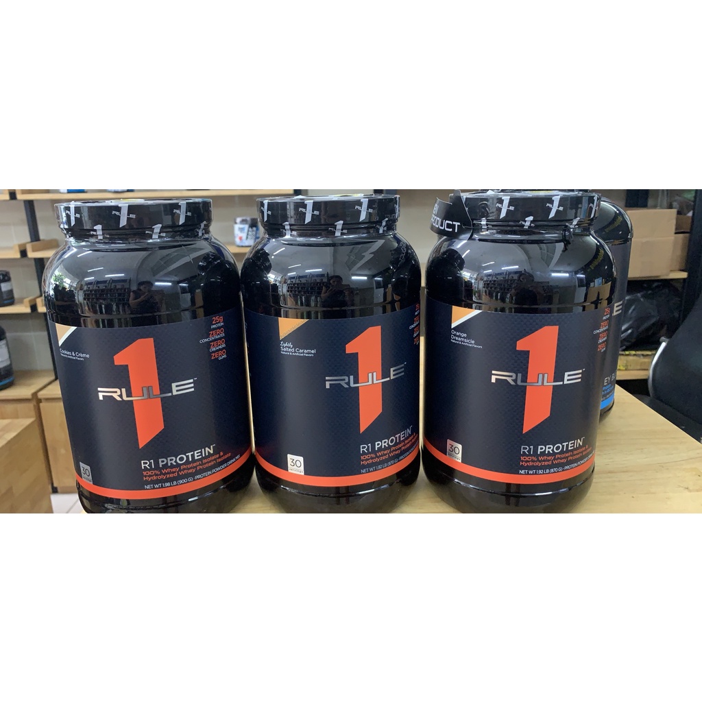 Sữa tăng cơ Rule 1 Protein Isolate/ Hydrolysate 1.98lb - 2lb