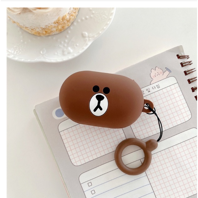 Vỏ Bảo Vệ Hộp Sạc Tai Nghe bluetooth Không Dây OPPO enco Air (ET181) / enco buds Bằng Silicon Mềm Họa Tiết Hoạt Hình 3D Dễ Thương
