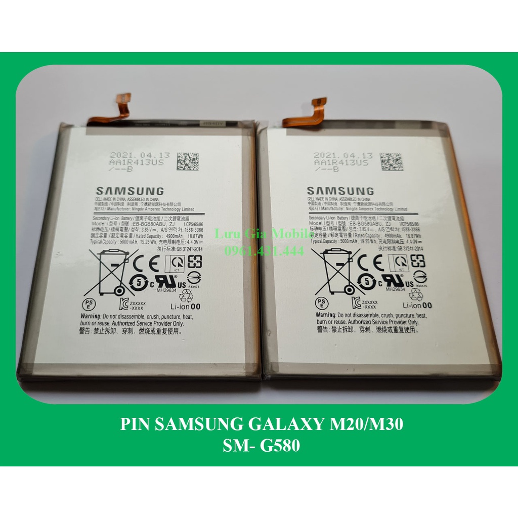 Pin Samsung Galaxy M30 zin công ty | Galaxy M20 zin