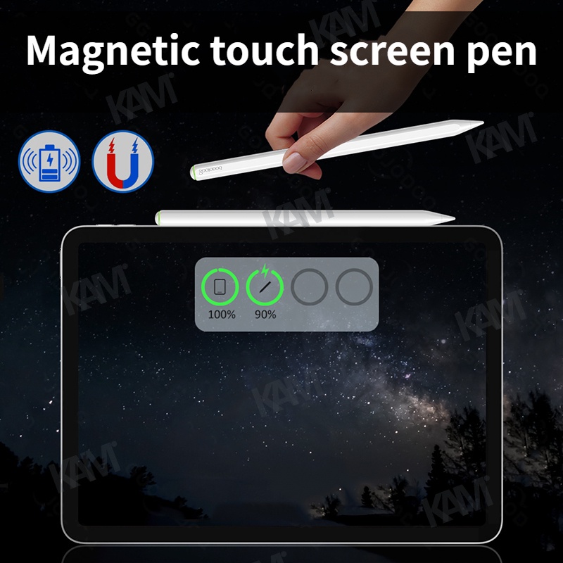 Bút Chì 13th Gen iPad Kèm Sạc Không Dây Cho Mini 6 Air 4 Air 5 2019 2020 2021 Pro 11 Pro 12.9 Stylus