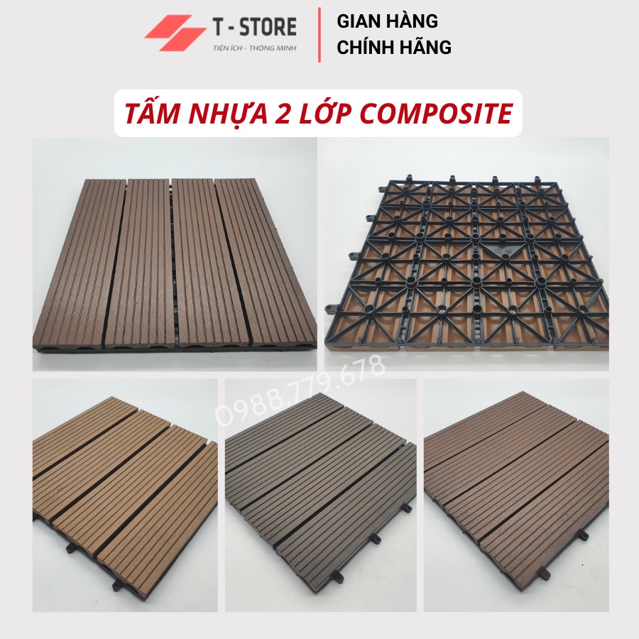 Combo 10 Tấm Lót Sàn Ban Công Special/ Bể Bơi/ Nhà Vệ Sinh . Vỉ Nhựa, Thảm Nhựa Siêu Bền Chống Trơn, Đập Không Vỡ .