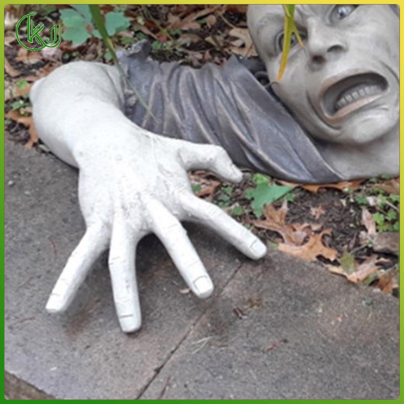 The Zombie of Montclaire Moors Statue Garden Resin Sculpture Outdoor Decoration, Garden Lawn Backyard Statue