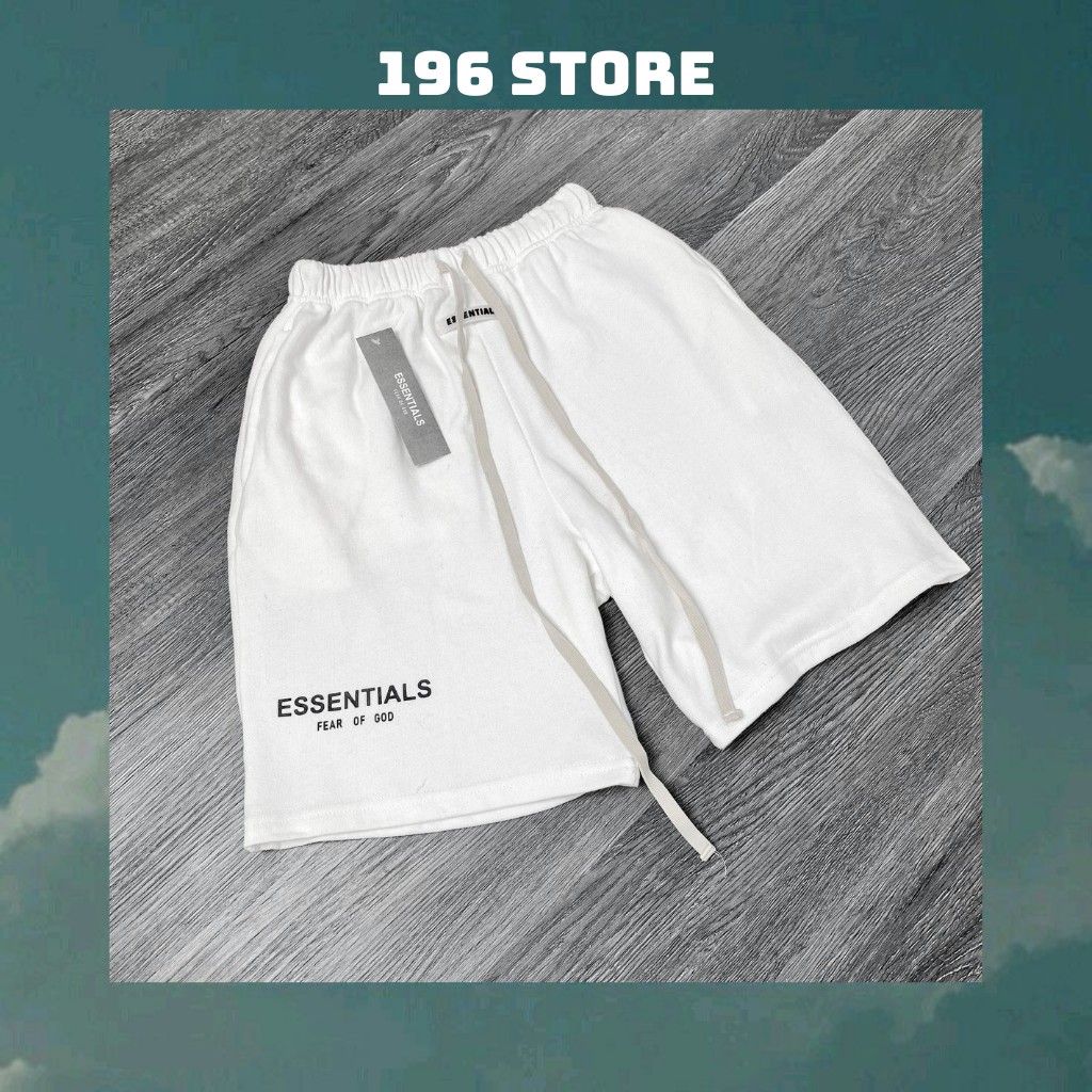 Quần Short Essentials Chất Liệu Nỉ Da Cá, Quần Short Thể Thao Unisex, Thoáng Mát Đủ Size 40kg - 85kg - Lỗi 1 Đổi 1 | BigBuy360 - bigbuy360.vn