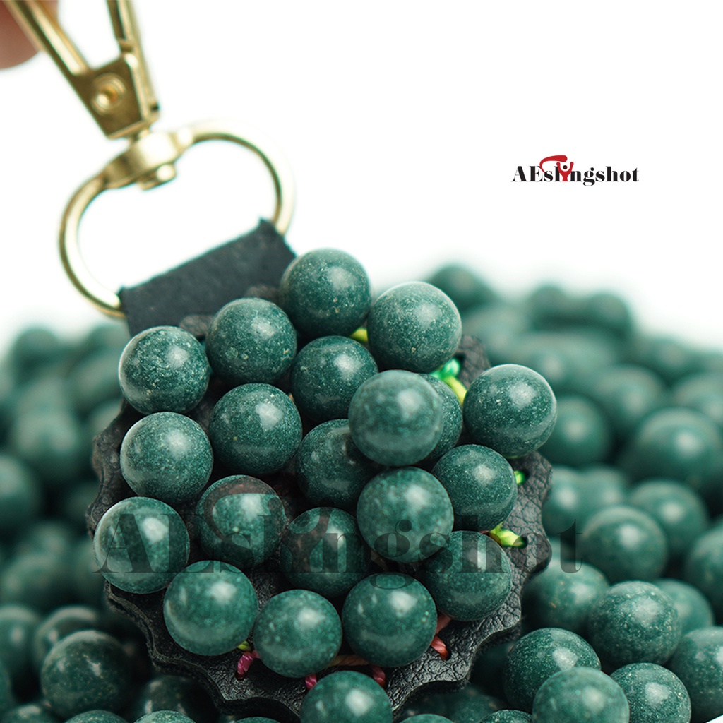 [1kg] Bi đất sét cho ná cao su màu xanh ngọc siêu đẹp ngẫu nhiên 8-9mm, Sản phẩm trộn bột sắt hít nam châm tốt tiện dụng