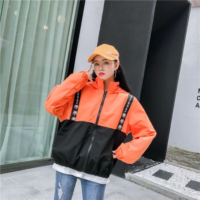 Áo khoác gió nữ form rộng