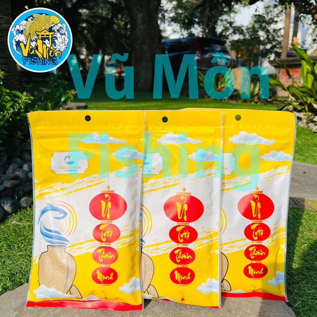 MỒI CÂU CÁ SIÊU NHẠY  Ủ TRÔI THIÊN MINH 250G | 100% Nguyên Liệu Việt - Vũ Môn NINH BÌNH