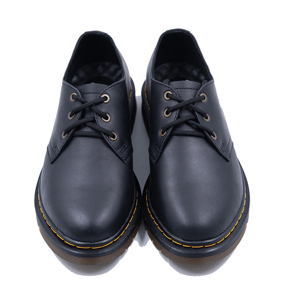 Giày nam da bò cao cấp Dr.martens 1461 MAD Shoes Đen Sáp